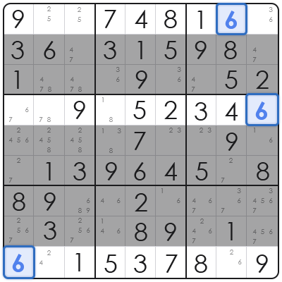 6 x 6 sudoku